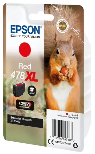 Illustration of product : Epson C13T04F54010 478 XL Red Photo (3)