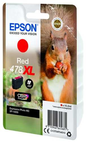Illustration of product : Epson C13T04F54010 478 XL Red Photo (4)