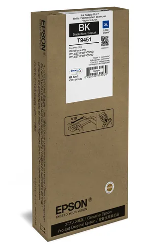 Illustration of product : EPSON WF-C5xxx Series Ink Cartridge XL Black 5000s (2)