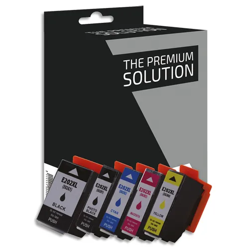 Illustration of product : PSN P/4 Cartouche compatible jet d&#039;encre NCMJ photo Epson T202/C13T02G74010 - Kiwi, B8E202XLB/CL (1)
