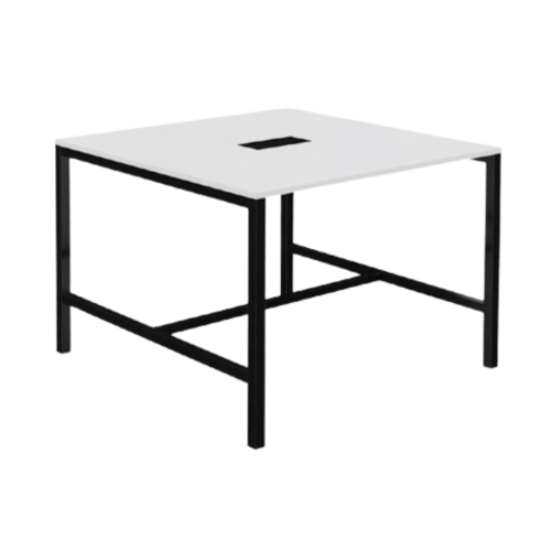 Table Astrolite Haute - Noir Blanc