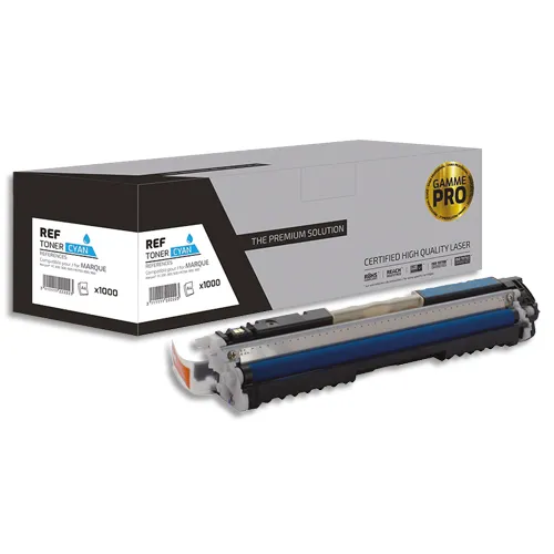 Illustration of product : PSN Cartouche compatible laser pro cyan HP CF351A, 130A, L1-HT130C-PRO (1)
