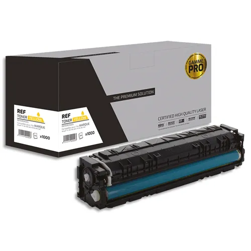 Illustration of product : PSN Cartouche compatible laser pro jaune HP CF402X, L1-HT201Y-PRO (1)