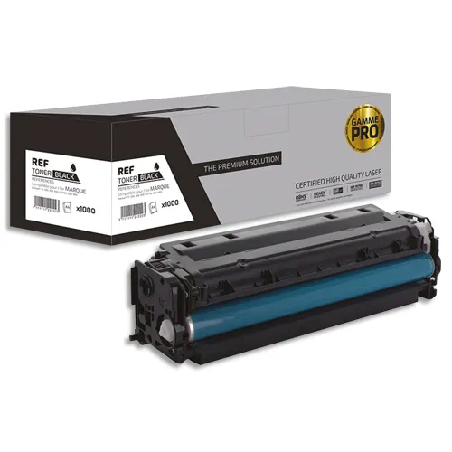 Illustration of product : PSN Cartouche compatible laser pro noir HP CC530A, Canon 318, 418, 718K, L1-HT530-PRO (1)