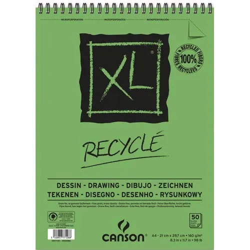 Illustration of product : CANSON Album croquis XL recyclé format A4 - 777128 (1)