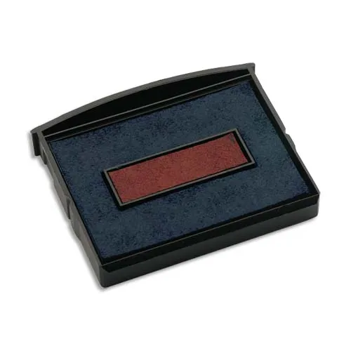 Illustration of product : COLOP Boîte 5 recharges E/2100/2 pour appareils 2160/2106/3160. Bicolore Bleu et Rouge (1)