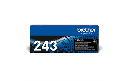 Illustration of product : Brother TN243BK - Noir - original - cartouche de toner - pour Brother DCP-L3510, L3517, L3550, HL-L3210, L3230, L3270, MFC-L3710, L3730, L3750, L3770 (1)