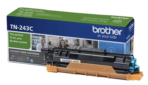 Illustration of product : Brother TN243C - Cyan - original - cartouche de toner - pour Brother DCP-L3510, L3517, L3550, HL-L3210, L3230, L3270, MFC-L3710, L3730, L3750, L3770 (1)