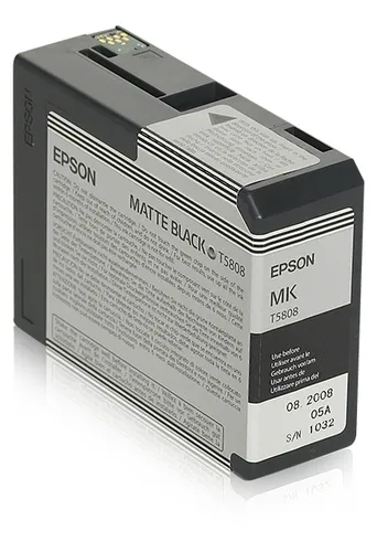 Illustration of product : EPSON T5808 cartouche de encre noir mat capacité standard 80ml pack de 1 (1)