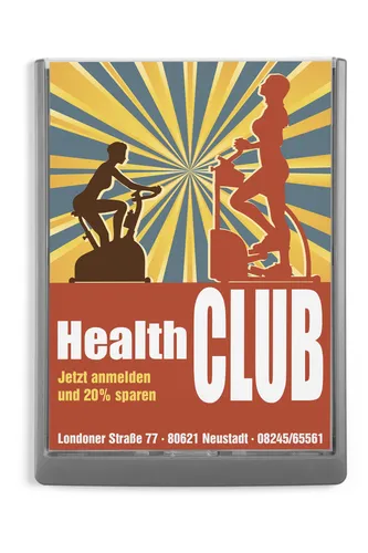 Illustration of product : DURABLE Plaque de porte Clicksign A4 en ABS - livrée avec kit fixations - L210 x H297 mm - Graphite (8)