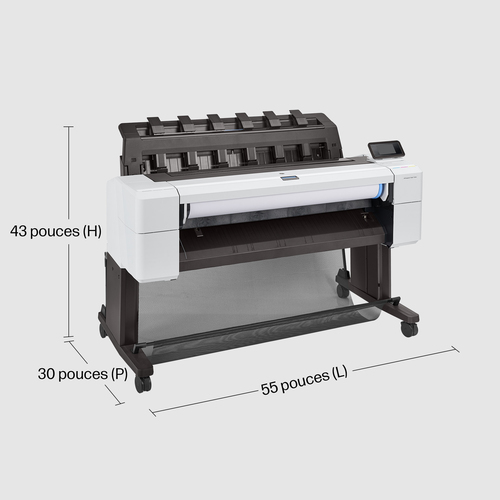 HP DesignJet T1600 - Dimensions