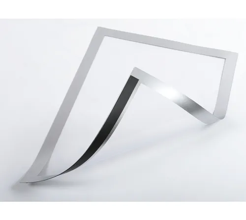 Illustration of product : EXACOMPTA Pochette d&#039;affichage magnétique format A4. Coloris cadre argent (4)