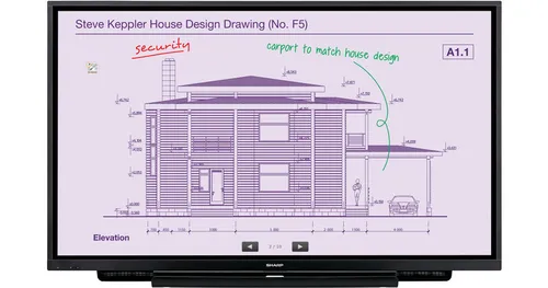 Illustration of product : Sharp BIG PAD PN-65TH1 (5)