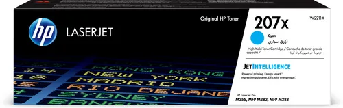 Illustration of product : HP 207X Cyan LaserJet Toner Cartridge (1)