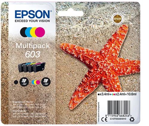 Illustration of product : EPSON Multipack 4-colours 603 Ink (1)