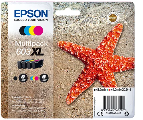 Illustration of product : EPSON Multipack 4-colours 603XL Ink (1)