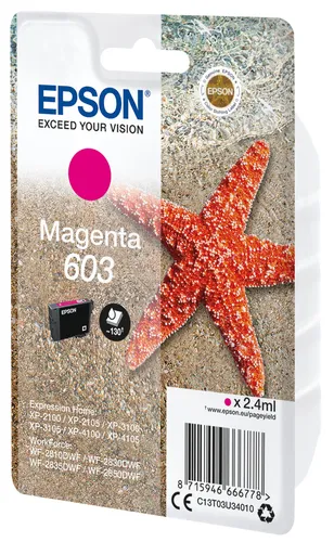 Illustration of product : EPSON Singlepack Magenta 603 Ink (2)