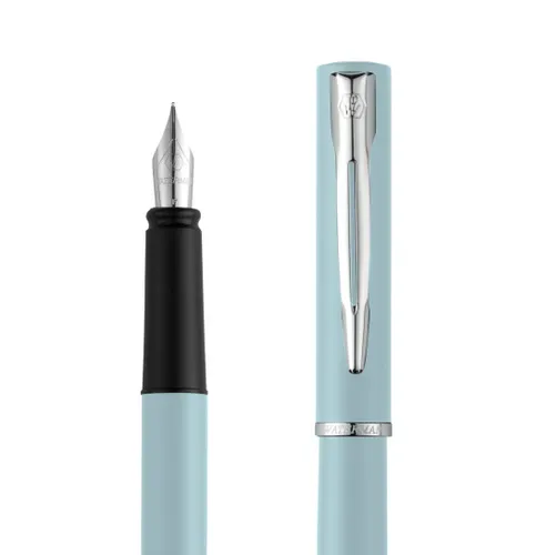 Illustration of product : Lot de 2 - WATERMAN Stylo plume Allure Pastel Bleu Plume Fine avec écrin (2)