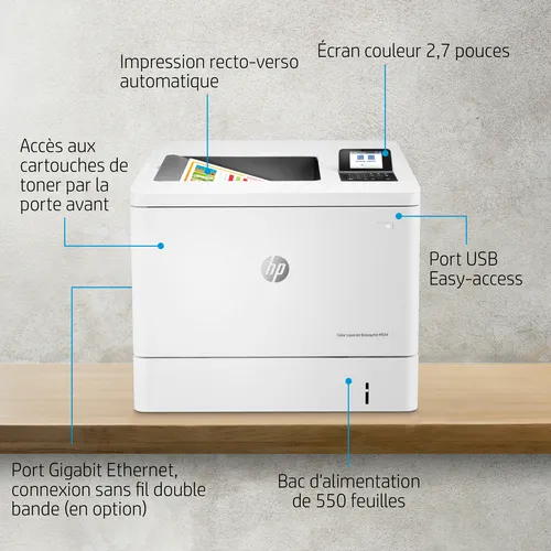 Illustration of product : HP LaserJet M554DN (10)