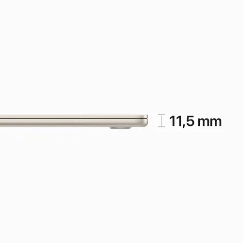 MacBook Air 15 512 Go SSD Lumière stellaire - Fermé