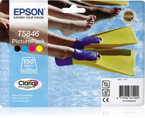 Illustration of product : Epson C13T58464010 PALME Pack X 4 Blis (1)