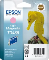 Illustration of product : EPSON T0486 cartouche d encre magenta clair capacité standard 13ml 430 pages 1-pack blister sans alarme (1)