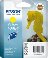 Illustration of product : EPSON T0484 cartouche d encre jaune capacité standard 13ml 430 pages 1-pack blister sans alarme (1)