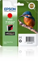Illustration of product : EPSON T1597 cartouche d encre rouge capacité standard 1-pack blister sans alarme Stylus Photo R2000 (1)