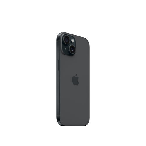 iPhone 15 512 Go - Noir - Incliné à gauche