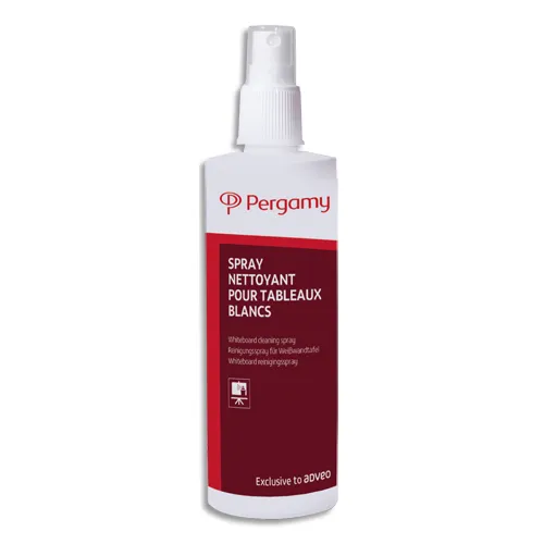 Illustration of product : PERGAMY Spray nettoyant tableaux Blancs, odeur de citron. Contenance 250 ml (1)