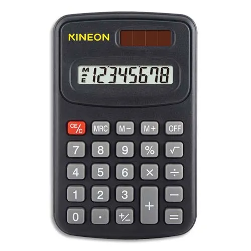 Illustration of product : KINEON Calculatrice de poche DX-310 (1)