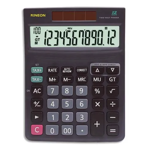 Illustration of product : KINEON Calculatrice de bureau 418 (1)