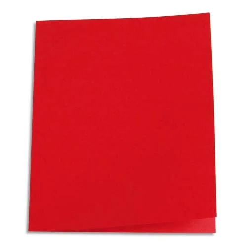 Illustration of product : PERGAMY Paquet de 250 sous-chemises papier 60 grammes coloris Rouge vif (1)