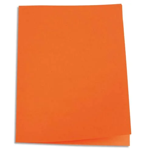 Illustration of product : PERGAMY Paquet de 250 sous-chemises papier 60 grammes coloris Orange vif (1)