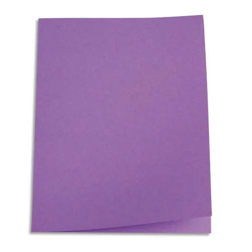 Illustration of product : PERGAMY Paquet de 100 chemises carte 180 grammes coloris Lilas (1)