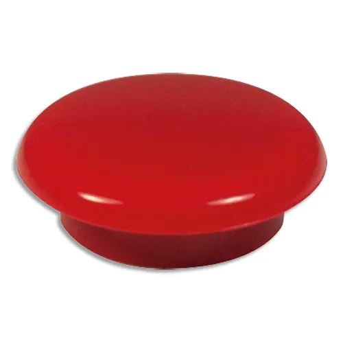 Illustration of product : Boîte de 16 aimants 11 mm ronds Rouge (1)