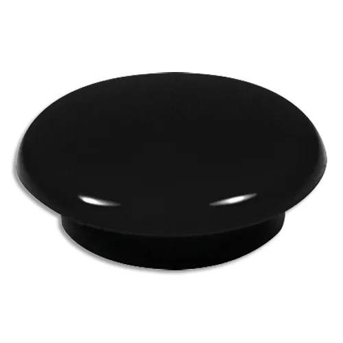 Illustration of product : Boîte de 16 aimants 11 mm ronds Noir (1)