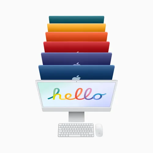iMac 24 pouces 512 Go - Argent - Différentes couleurs