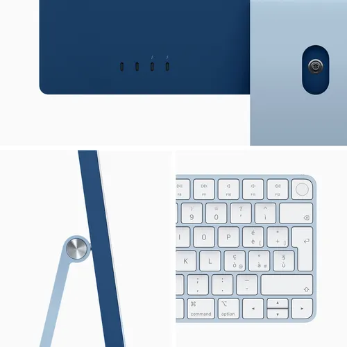 Illustration of product : iMac 24 pouces 256 Go - Bleu (4)