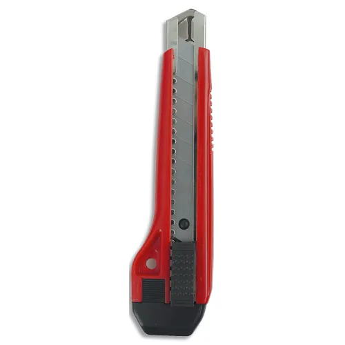 Illustration of product : Cutter plastique autobloquant pour lame 18 mm. (1)