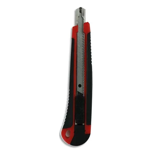 Illustration of product : Cutter ergonomique autobloquant bimatière pr lame 9mm. (1)