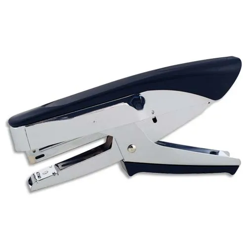 Illustration of product : Pince agrafeuse SOFTGRIP. Agrafes 24/6 et 26/6. Capacité 20 feuilles. Coloris Noir. (1)
