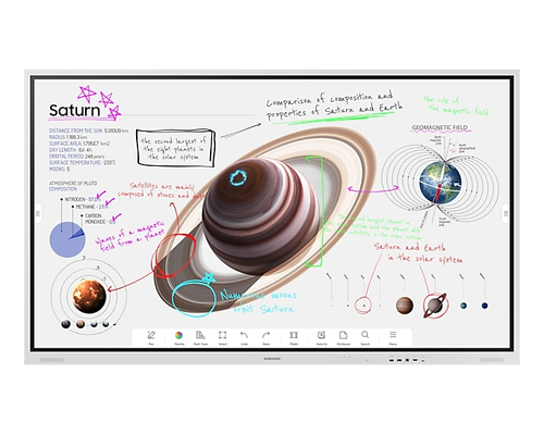SAMSUNG WM75B Flip 4K 75" - Face