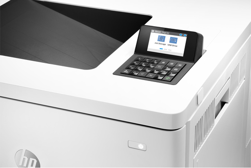 HP LaserJet M554DN- Ecran