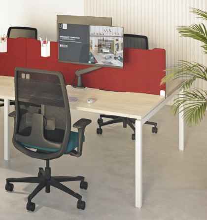 Bureau optim individuel avec séparateur