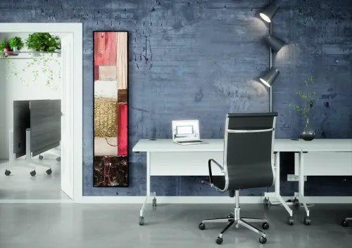 Table pliante Eureka - Blanc avec piètement blanc
