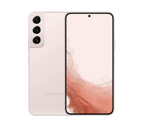 Samsung Galaxy S22+ 256 Go rose doré - Face et dos