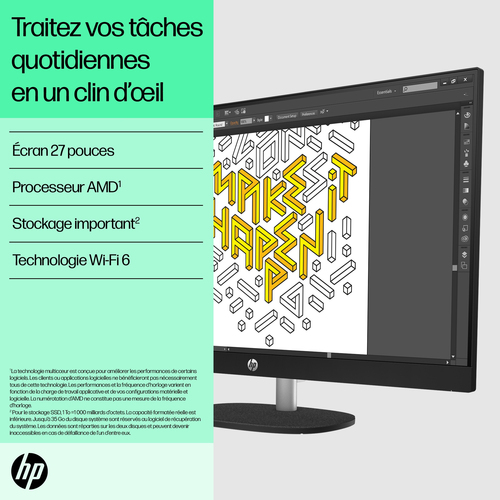 Illustration du produit : HP All-in-One 27-cr0020nf (10)