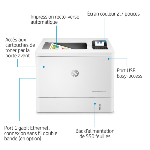 HP LaserJet M554DN - Descriptif