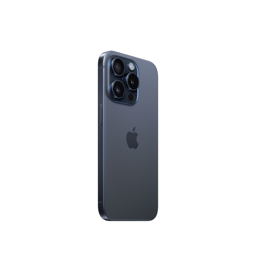 iPhone 15 Pro 1 To - Titane Bleu- Incliné à gauche